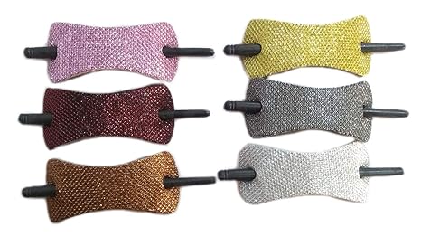 Pack Of 6 Yuktha Eternals Multi Color Glittering Chinese Hair