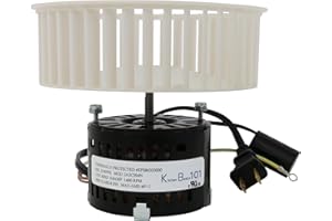 Kitchen Basics 101 Motor & Blower Wheel Replacement for Nutone 86322000, 86322-000 JA2C394, JA2C394N 86322 (QT110 1400 RPM) (Motor & Blower Wheel, 3.3 inches)