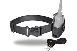 HYSHIKRA Universal Radio Case, Walkie-Talkie Nylon Holder Holster Case Pouch Accessories with Shoulder Strap and Waist Strap for Baofeng UV5R Midland Motorola Talkabout Cobra Retevis Two Way Radio