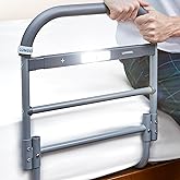 Lunderg Large Bed Assist Rail for Seniors with Motion-Activated Light & Non-Slip Bar - Easy to Install Bed Rails for Elderly Adults Safety & Post-Surgery - Helps Reduce Falls & Support Independence