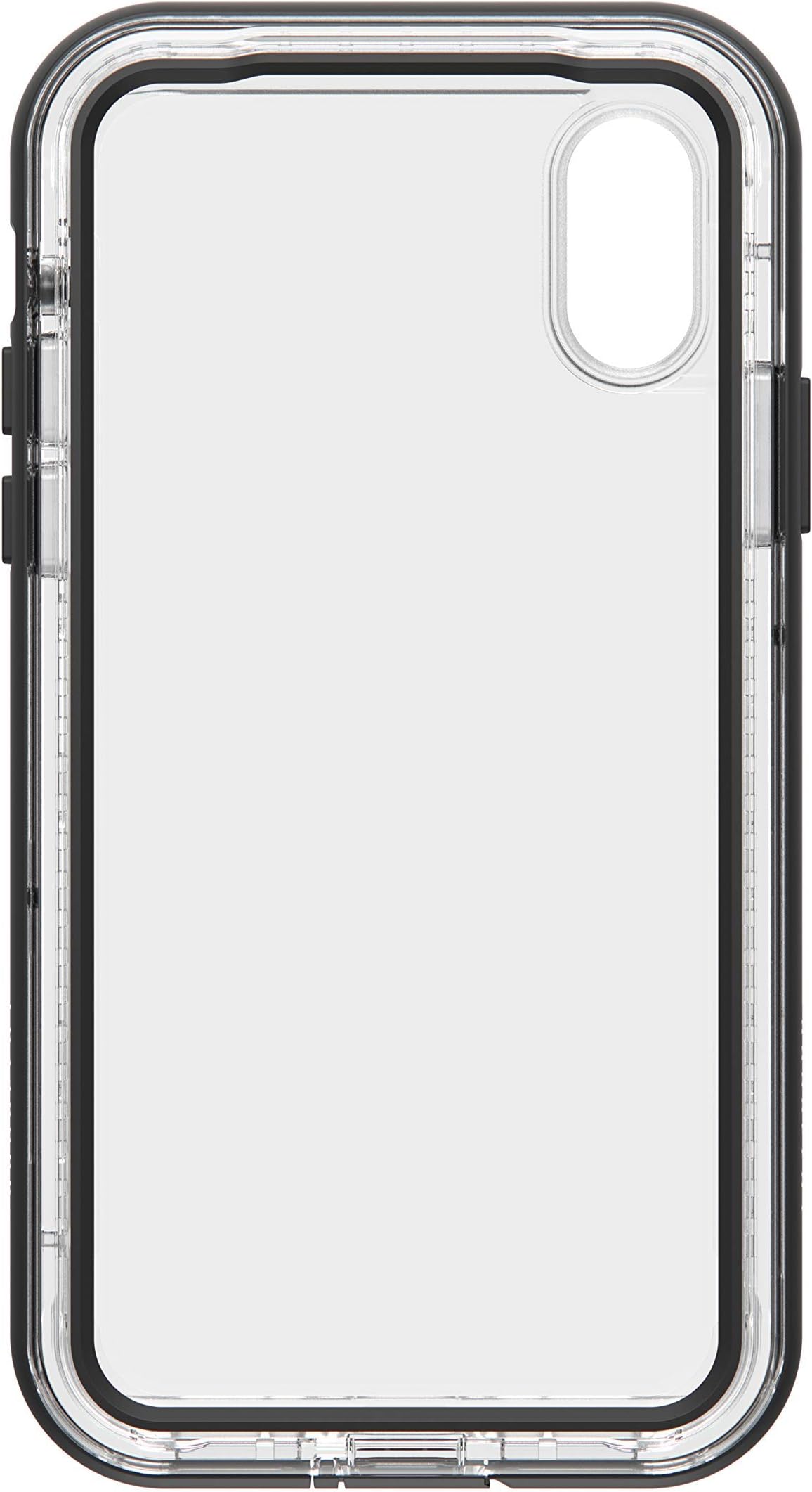 LifeProof (77-60550) NEXT SERIES, AMPLIFY THE ACTION. Clear and slim dropproof, dustproof, and snowproof case for iPhone X/Xs - Black Crystal