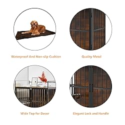 ROOMTEC Furniture Style Large Dog Crate with