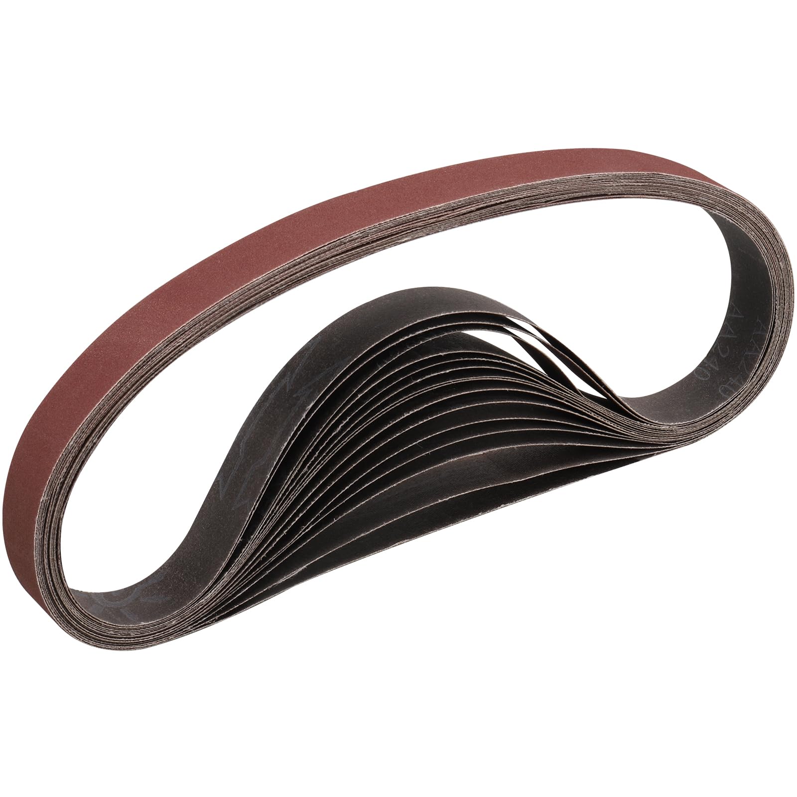 STEBRUAM Sanding Belt 25 x 762 mm,15PCS 400 Grit