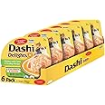 INABA Dashi Delights for Cats, Shredded Chicken with Bonito Flake Broth, 2.5 Ounce Cup, 6 Cups Total, Chicken with Tuna & Scallop Recipe