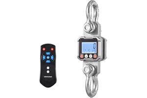 Bonvoisin Digital Crane Scale 11000lb Hanging Scale Heavy Duty Industrial Hanging Weight Scale with Peak Function (5000KG)