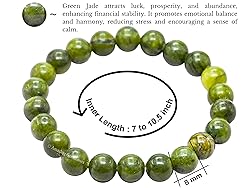Green Jade Bracelet for Women Men's Gifts