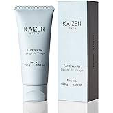 Kaizen Seven Face Wash for Men | Made in Japan | Premium Rich & Refreshing Lather with Moroccan Clay, Licorice Root, Konbu from Hokkaido Japan