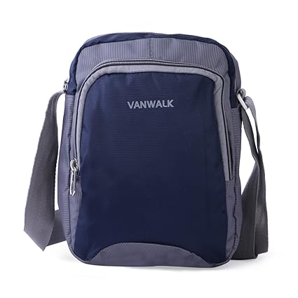 Vanwalk Nylon Navy Blue Unisex Sling Bag