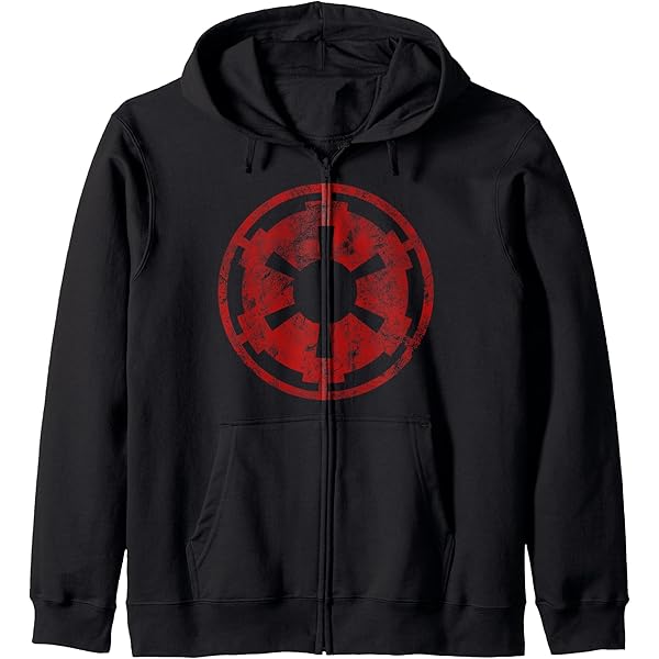 Amazon.com: Star Wars Bright Jedi Symbol Zip Hoodie : Clothing