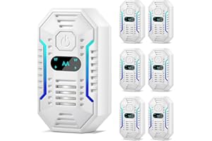 ZLIEATMP 2025 Upgraded Ultrasonic Pest Repellent Indoor Insect Repeller,Pest Control,Repellent Roach,Mouse,Spider,Bugs,Mosquito,Mice,Ant, 6 Packs Rodent Repellent Ultrasonic Plug in,Family and Pets Friendly