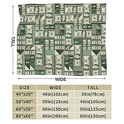 Jbofyee Money Throw Blankets All Season Ultra Soft