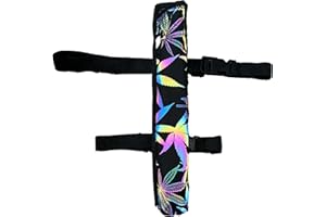 PandaTak Bright Flash Reflective Fan Holster, Hand Fan Carrier with Stretchy Elastic Bands, Ideal Hand Held Fan Accessory for Circuit Parties and Raves, Suitable for Large Fans