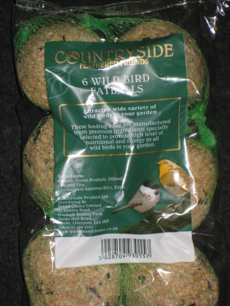 Countryside 6 Wild Bird Fat Balls