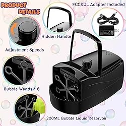 Bubble Machine, Automatic 18000+ Per Minute Big