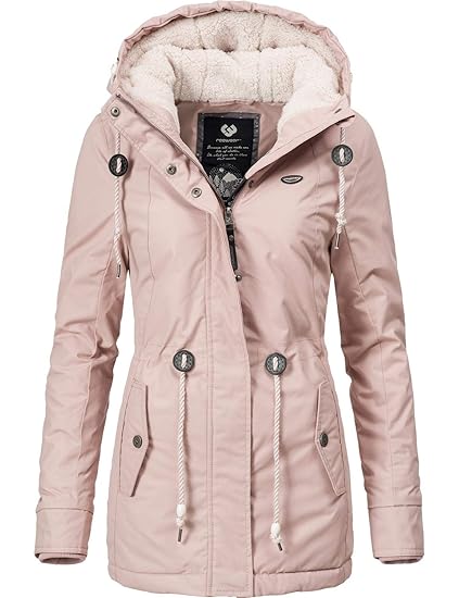 Ragwear Damen Winterparka Kurzmantel Monadis Black Label 8 Farben XS-XXL