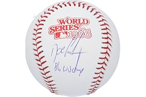 SPORTS MEMORABILIA Dwight Gooden New York Mets Autographed 1986 World Series Logo Baseball with "86 WS Champs" Inscription - Autographed Baseballs