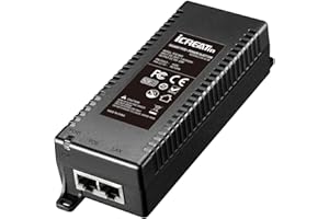 60W Gigabit PoE++ Injector,10/100/1000Mbps, Shielded RJ-45, IEEE 802.3af/at/bt Compliant, PoE Adapter for High-Power Ethernet