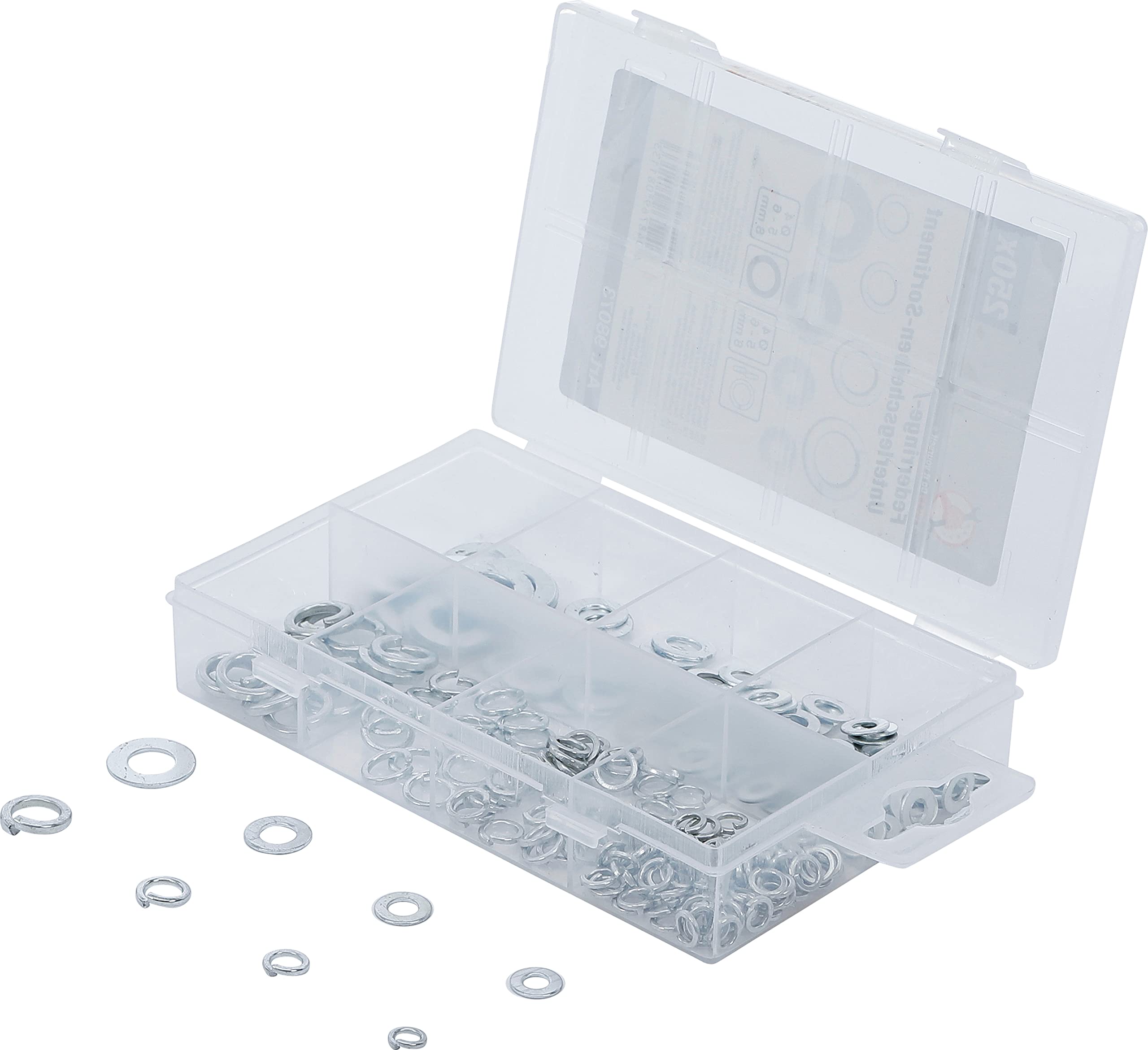 BGS Diy 98073 | Spring Washer / Washer Assortment | Ø 4 - 8 mm | 250 pcs. — image 1