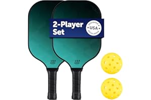 Sport Squad Pickleball Paddles and Pickleball Sets - Lightweight, Durable & High-Performance Playability - Enhanced Grip & Po