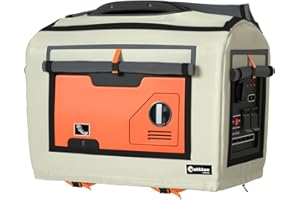 Akkkan Generator Cover,Generator Running Cover, Four side Retractable Generator Cover, Suitable For Honda 2200, Champion, Wen56235i, Genmax, Westinghouse,etc (21.7 "Lx 13.8" Wx 17.4 "H） (Khaki)