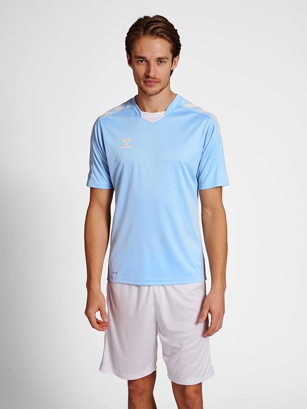 Herren Hmlcore Xk Poly Jersey S/S T-Shirt, Blau, M EU