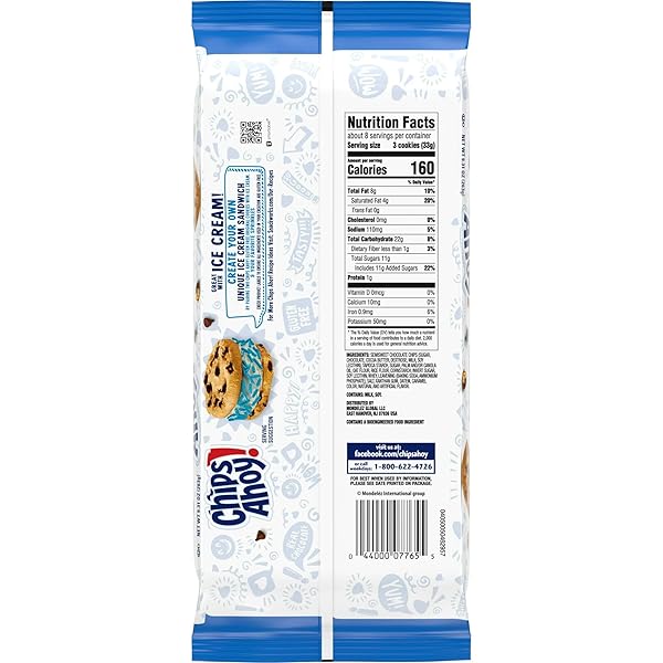 CHIPS AHOY! ORIGINAL CRUNCHY CHOCOLATE CHIP COOKIES, GLUTEN FREE, 9.31 OZ CHIPS AHOY!