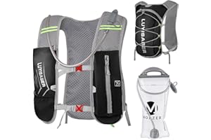 mokzer Running Bag, 4.9 oz (140 g), Ultra Lightweight, Running Backpack, Trail Running, Marathon, Jogging, Cycling, Small, Hy