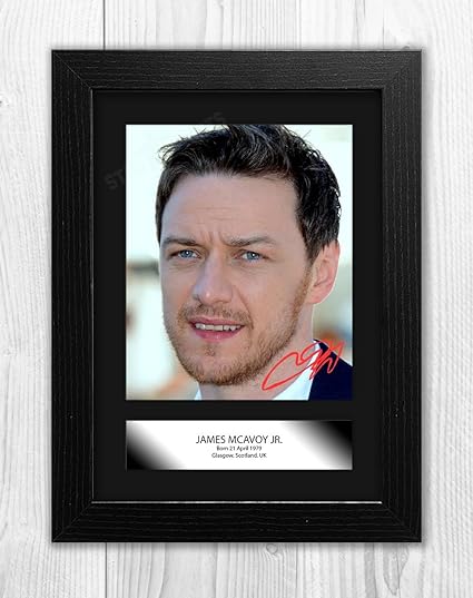 Amazoncom Engravia Digital James Mcavoy Poster Signed Mounted