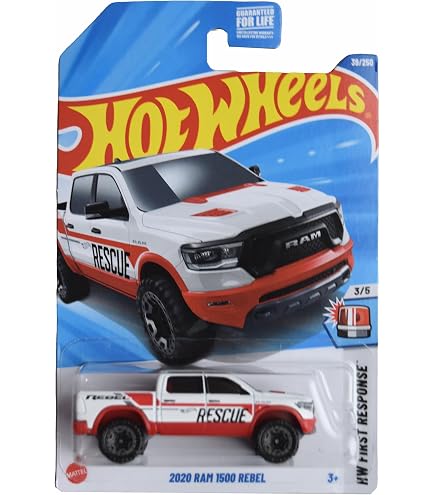 Amazon.com: Hot Wheels 1:64 Scale Orange Car, Hw Rescue - Hw