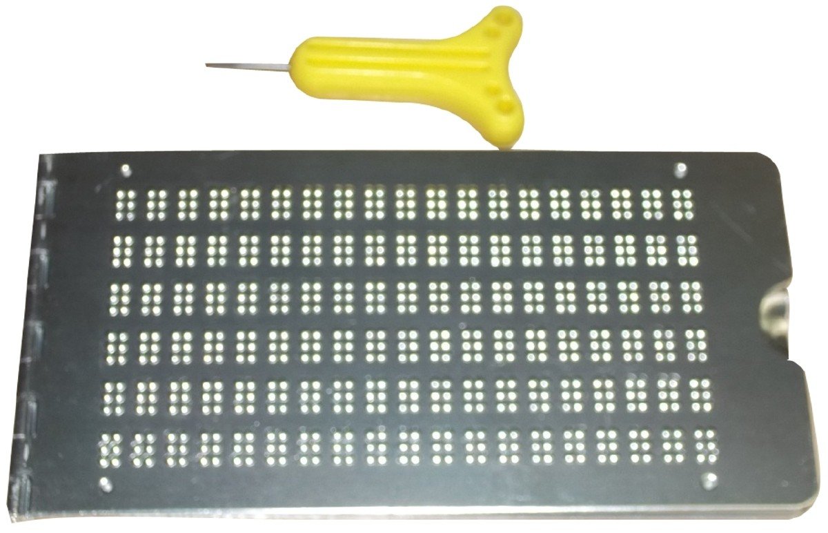 The Braille Store Braille Alphabet Chart Poster Health