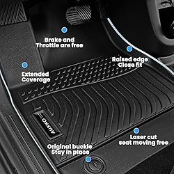 Auxko All Weather Floor Mats Cargo Mat Back Seat