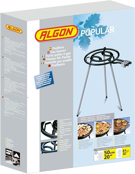 Algon AP40 Paellero, 30/50 cm de diámetro por 54 cm de Altura ...