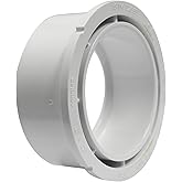 Canplas 192756 PVC DWV Flush Bushing, 4 x 3-Inch, White