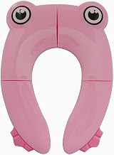 PandaEar Folding Travel Toilet Seat for Children Pink Non-Slip Pads view 6