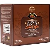 Eternal Spirit Beauty Reishi Mocha Latte &ndash; Instant Mushroom Coffee with Cocoa &amp; Reishi Extract &ndash; 15 Individual Sachets (24.18g each) &ndash; Gourmet Adaptogen Drink Mix for Daily Wellness &amp; Energy