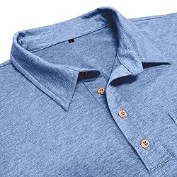 Men's Casual Polo Shirts Classic Short Sleeve