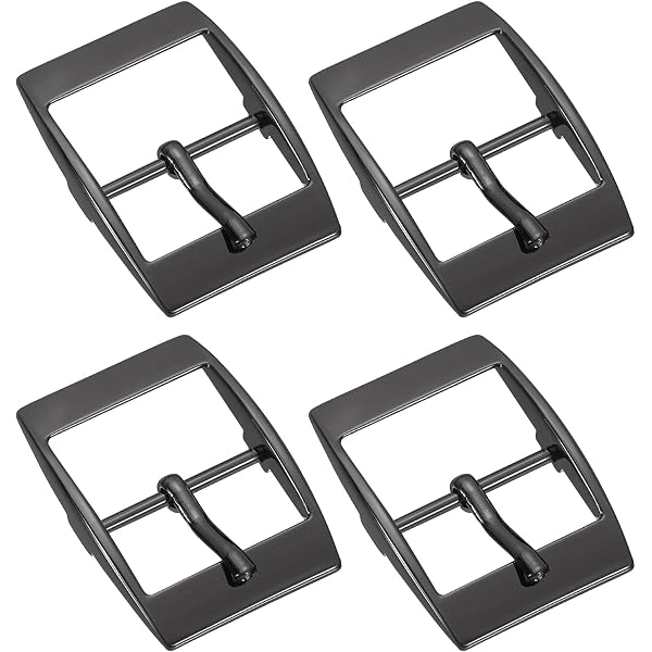 Uxcell 5Pcs Metal Roller Buckles - Single Prong Oval Center Bar Buckles For Belts, Straps & DIY Leather Craft
