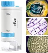TFHAllOSTYLE 200x Zoom Mini Microscope Portable Pocket LED Light HD Kids view 4