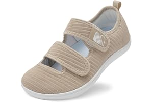 Besroad Womens Walking Shoes Wide Diabetic Shoes Adjustable Barefoot Casual Sneakers Breathable Zero Drop Arthritis Edema Sneakers Indoor Outdoor