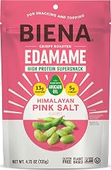 BIENA FOODS Himalayan Pink Salt Roasted Edamame, 4.75 OZ