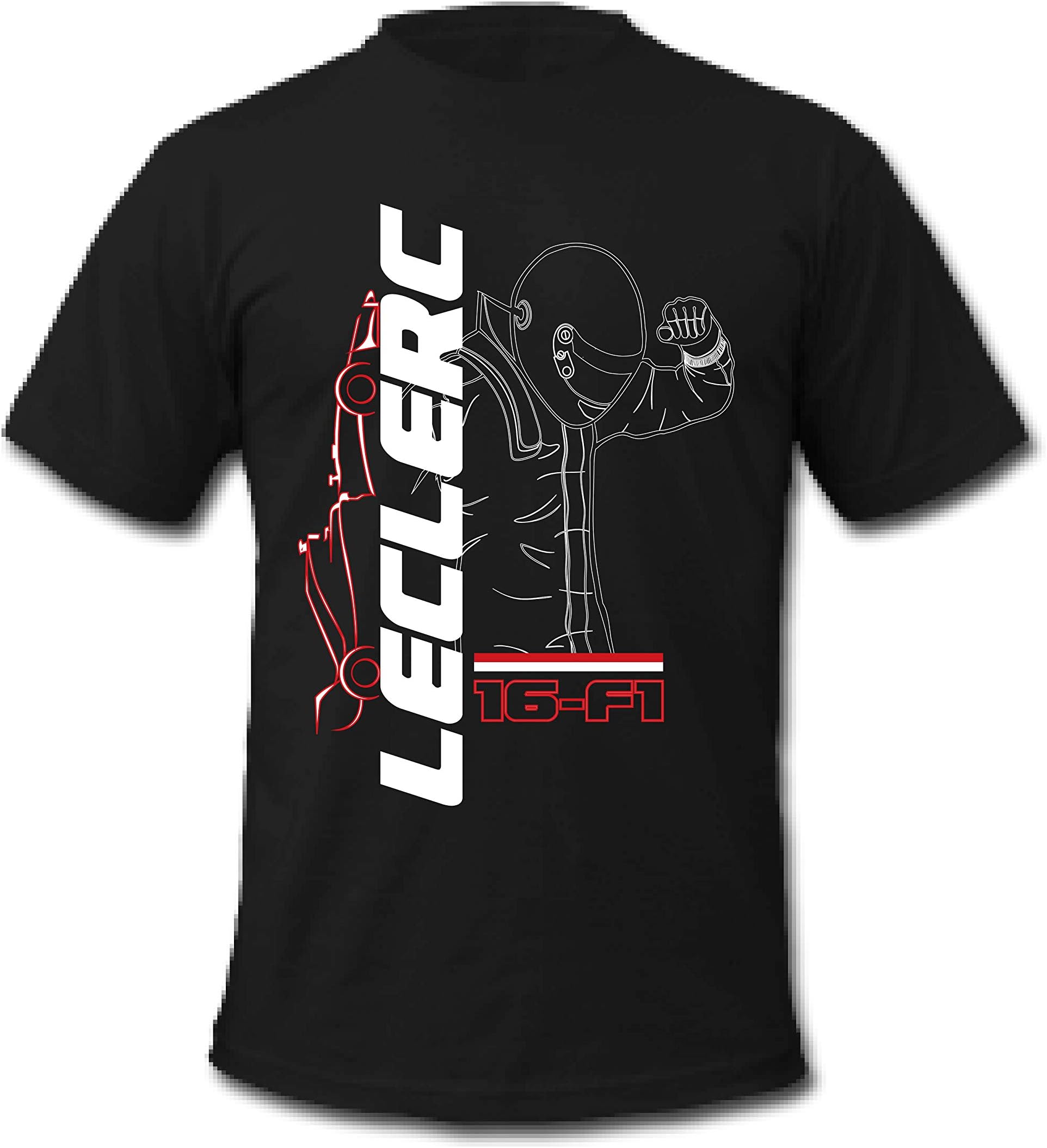 F1 Charles Leclerc 16 Grand Prix Formula 1 Monaco Ferrari Racing Driver T-Shirt