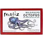 Matiz Pulpo Wild-Caught Pulpo Spanish Octopus in Olive Oil 4.0 Oz