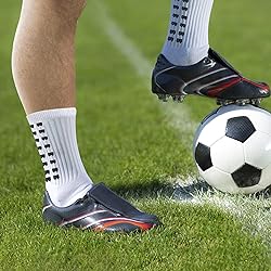YUFREE SUN Men's Soccer Socks - Non Skid Anti Slip