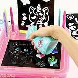 Canal Toys Airbrush Art Activity Case with 8 Colors 10 Stencils Kids Gift 6+ view 7