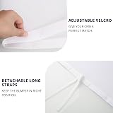 Sour Lemon Breathable Mesh Liner for Cot Beds 2 PCS Baby Crib Surrounds view 4