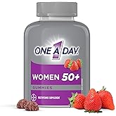 One A Day Women 50 Plus Multivitamin Gummies- Advanced Multivitamin Gummy with Brain Function & Immunity Support, Formulated 