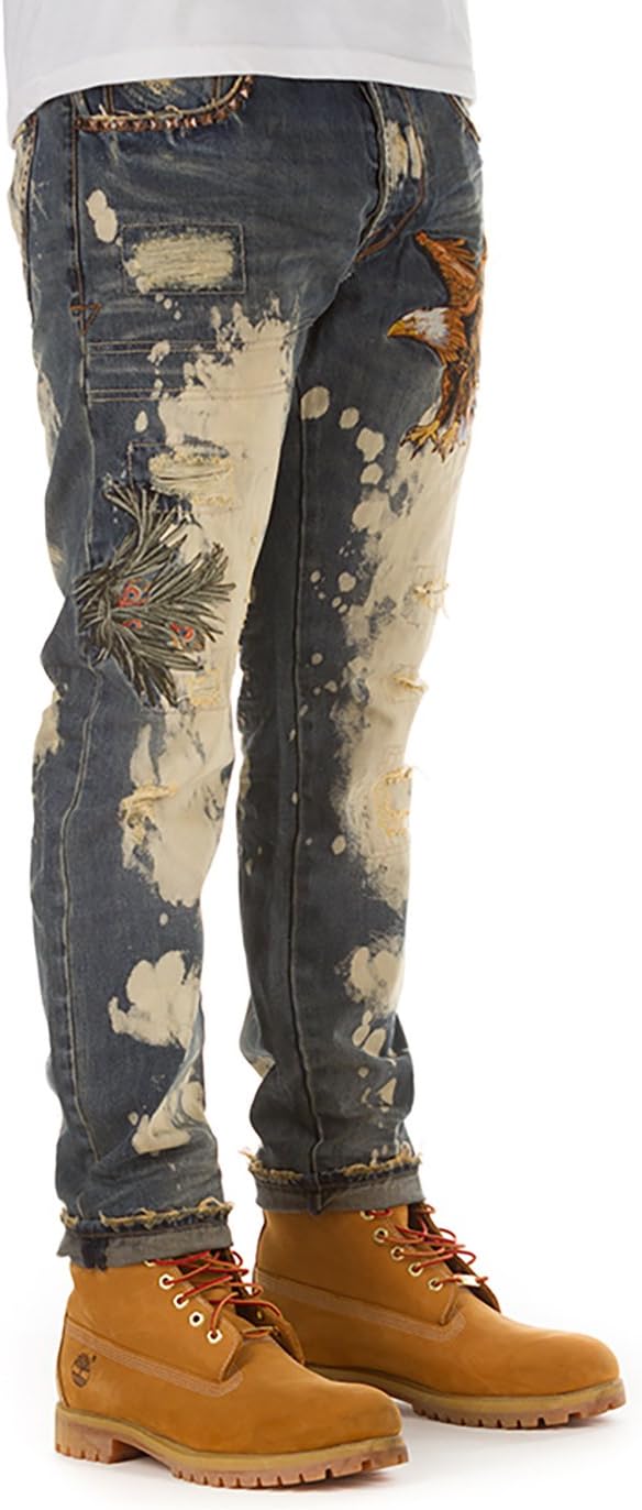 Akoo Maven Jeans Calypso (Blue) Distressed 771-7173