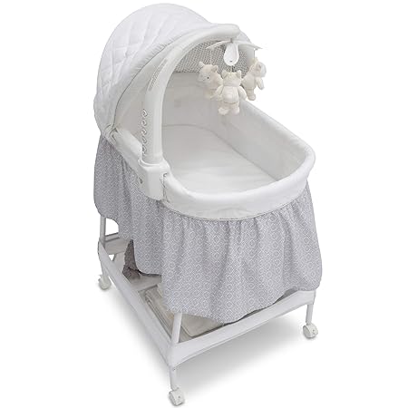 delta illusions soothe and glide bassinet