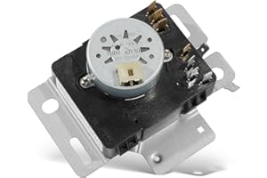 MOHTOL W10745655 W10857612 NED4655EW1 Dryer Timer Compatible with Whirlpool Maytag Amana Dryer Timer 230VAC 60Hz 7 Terminals RED4516FW0 AED4516MW0 VDEW6511RW0, WPW10745655 Replaces 418-619-20-B5 PS11731366