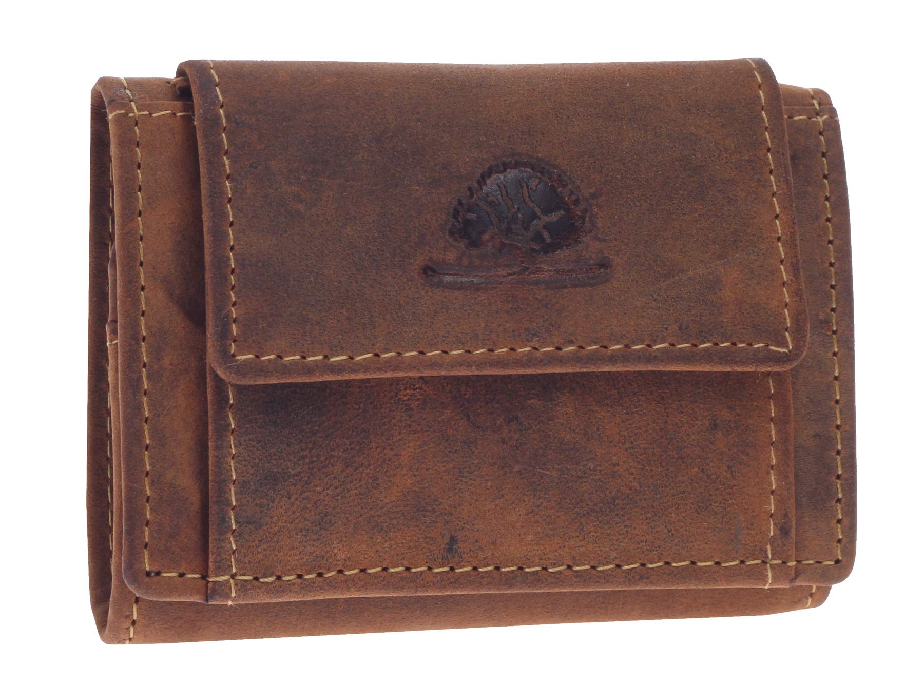 Greenburry Vintage 1682AE-25 Mini Leather Wallet with Coin Case at Moda Store de
